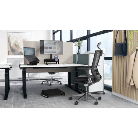 Supporto per laptop fino a 15'' Fellowes Breyta™ 8,2x35,4x30,4 cm regolabile nero 100016558